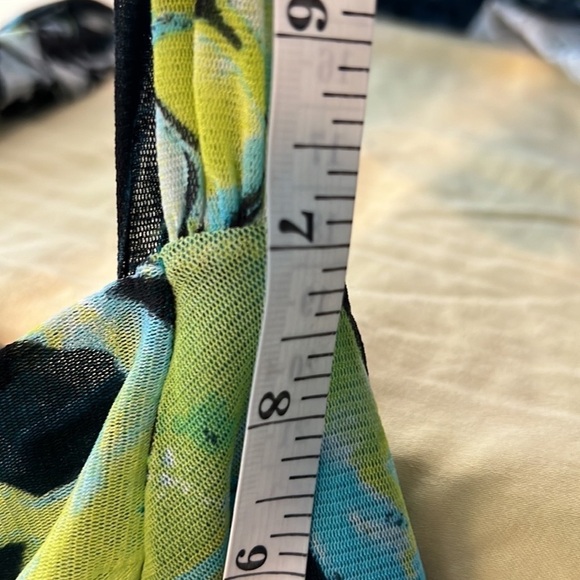 Elana Kattan,WOW!Incredible Wide Ruched Chiffon Vibrant Cami,Made in USA,Stretch - Picture 8 of 13